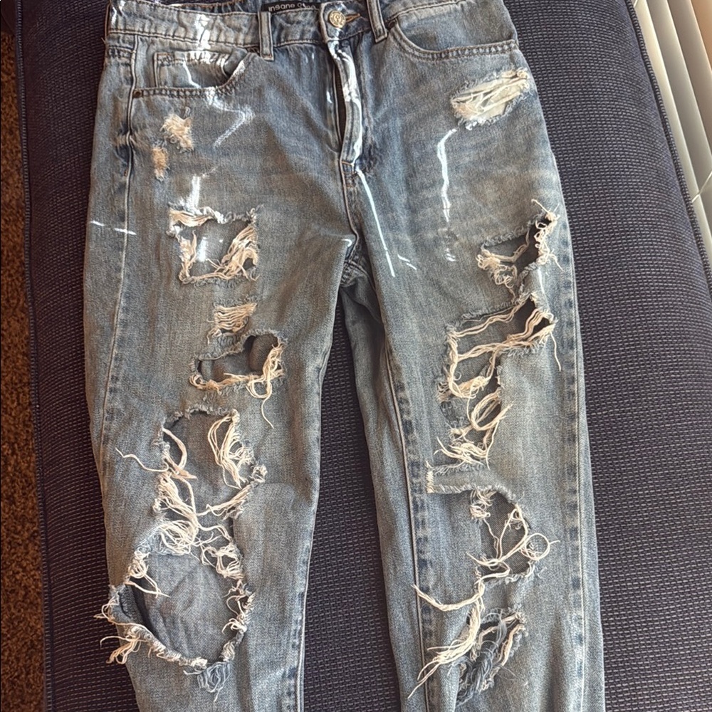 Distressed Ripped Jeans